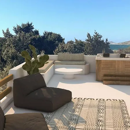 Exclusive Alyko Beach Front Pool And Jacuzzi Vila Naxos City