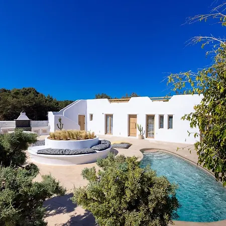 Exclusive Alyko Beach Front Pool And Jacuzzi Vila